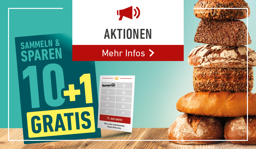 Unsere Aktionen - SAMMELN & SPAREN: 10+1 GRATIS