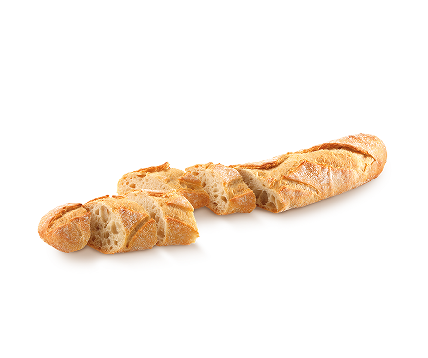Kamps Landbaguette Rustikal - Knusprig lecker aus dem Steinofen, aufgeschnitten