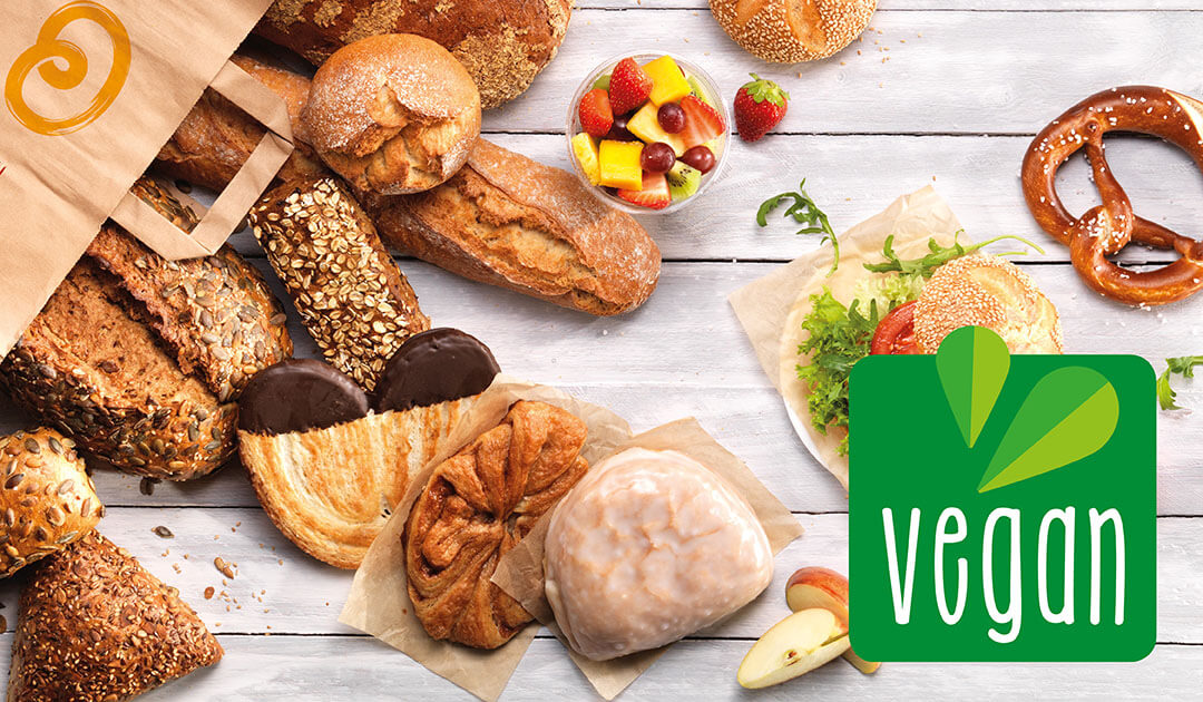 Vegane Kamps Backwaren und das Kamps Vegan-Logo